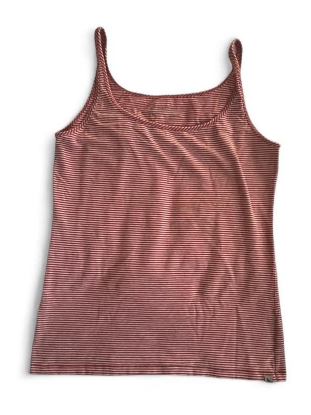 Eddie Bauer Women’s Red & White Striped Cotton Tank